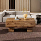 Table basse en MDF avec autocollant à texture moderne et simple
