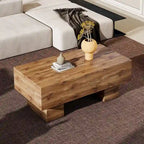 Table basse en MDF avec autocollant à texture moderne et simple