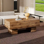 Table basse en MDF avec autocollant à texture moderne et simple