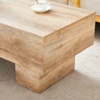 Table basse en MDF avec autocollant à texture moderne et simple