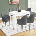 Table à manger, 60 Rectangulaire, Blanche