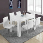 Table à manger, 60 Rectangulaire, Blanche
