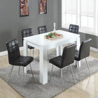 Table à manger, 60 Rectangulaire, Blanche