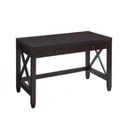 Bureau charmant avec deux tiroirs et pieds en X