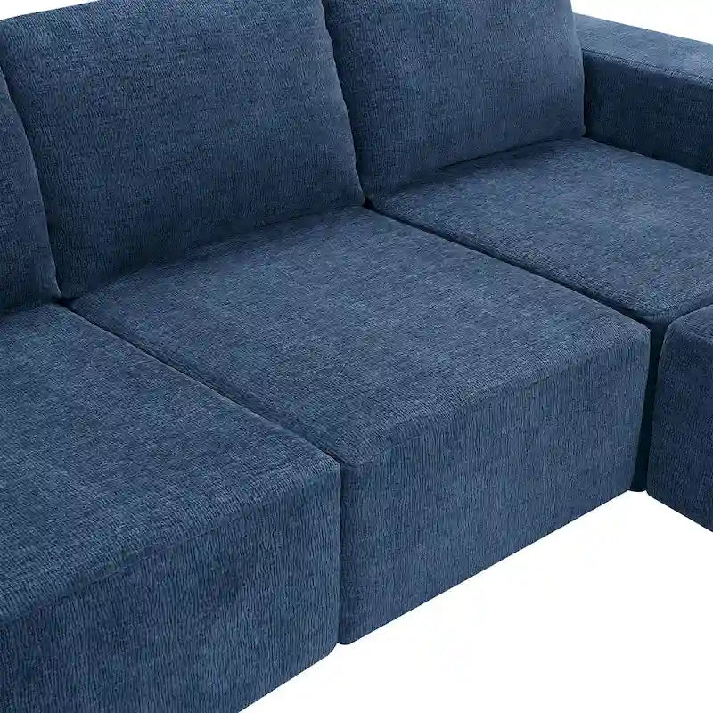 Canapé modulaire en U entièrement en mousse pour salon de sol