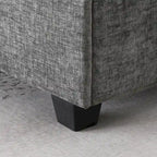 Canapé d'angle en U, ensemble de canapés d'angle en chenille avec porte-gobelets