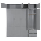 Lit escamotable polyvalent Queen Size avec rangement intégré et conception pliable pour l'optimisation de l'espace