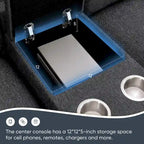 109 Canapé d'angle modulaire en chenille avec console USB