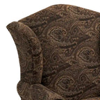 Fauteuil d'appoint rembourré Mid-Century Modern avec oreilles