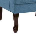 Fauteuil d'appoint rembourré Mid-Century Modern avec oreilles