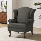 Fauteuil d'appoint rembourré Mid-Century Modern avec oreilles