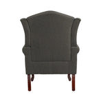 Fauteuil d'appoint rembourré Mid-Century Modern avec oreilles