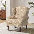 Fauteuil d'appoint rembourré Mid-Century Modern avec oreilles