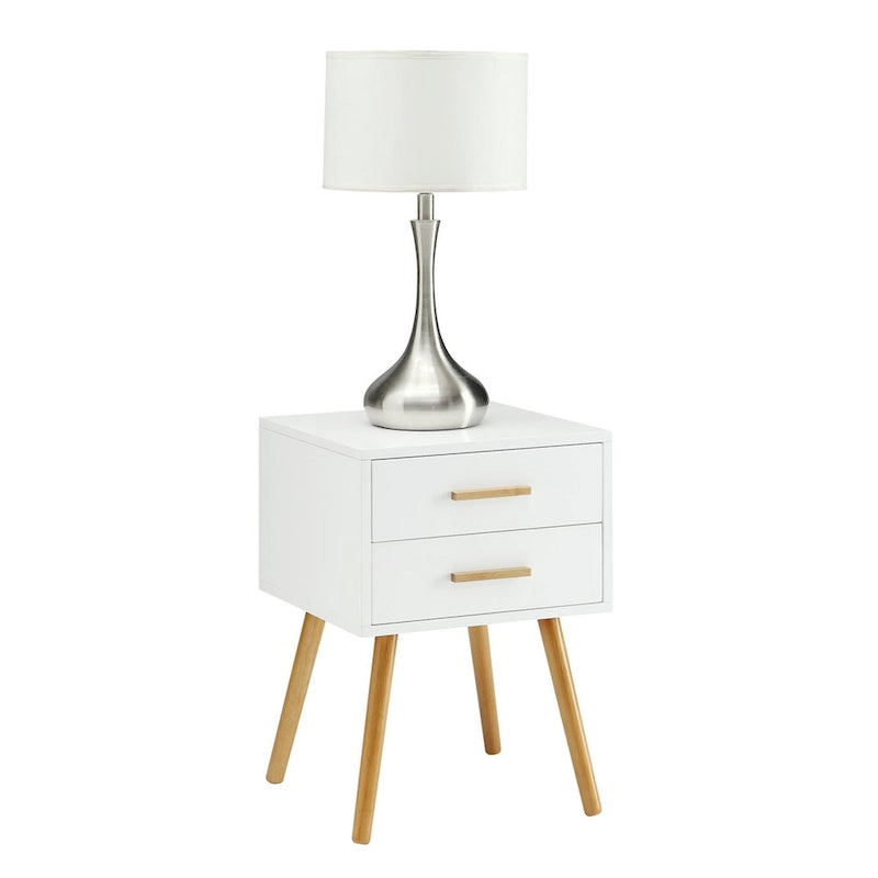 Table d'appoint 2 tiroirs Oslo