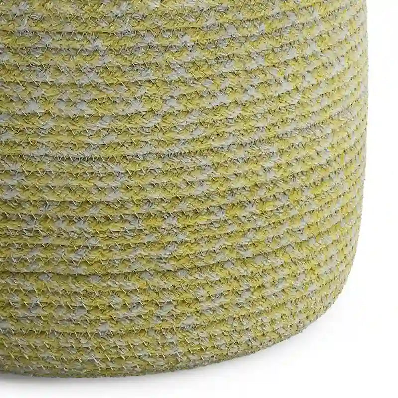 Pouf tressé rond Brodie