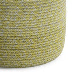 Pouf tressé rond Brodie