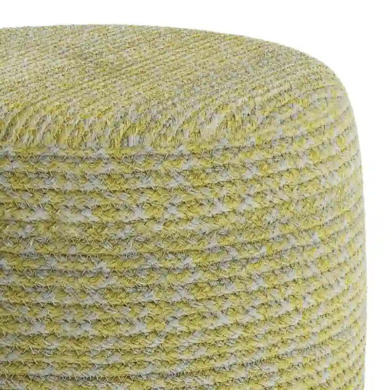 Pouf tressé rond Brodie