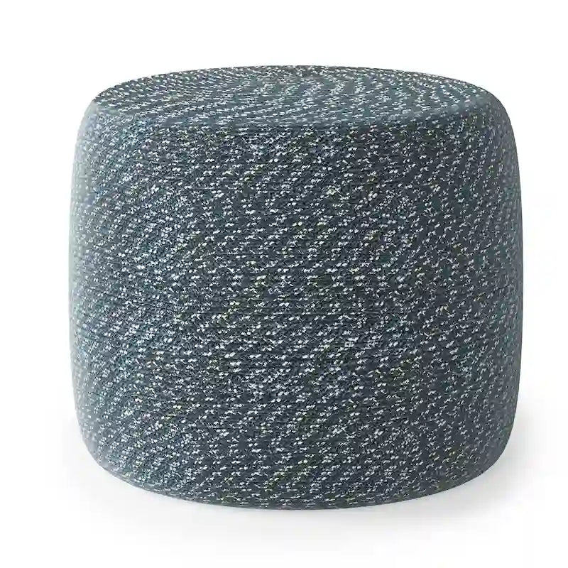 Pouf tressé rond Brodie