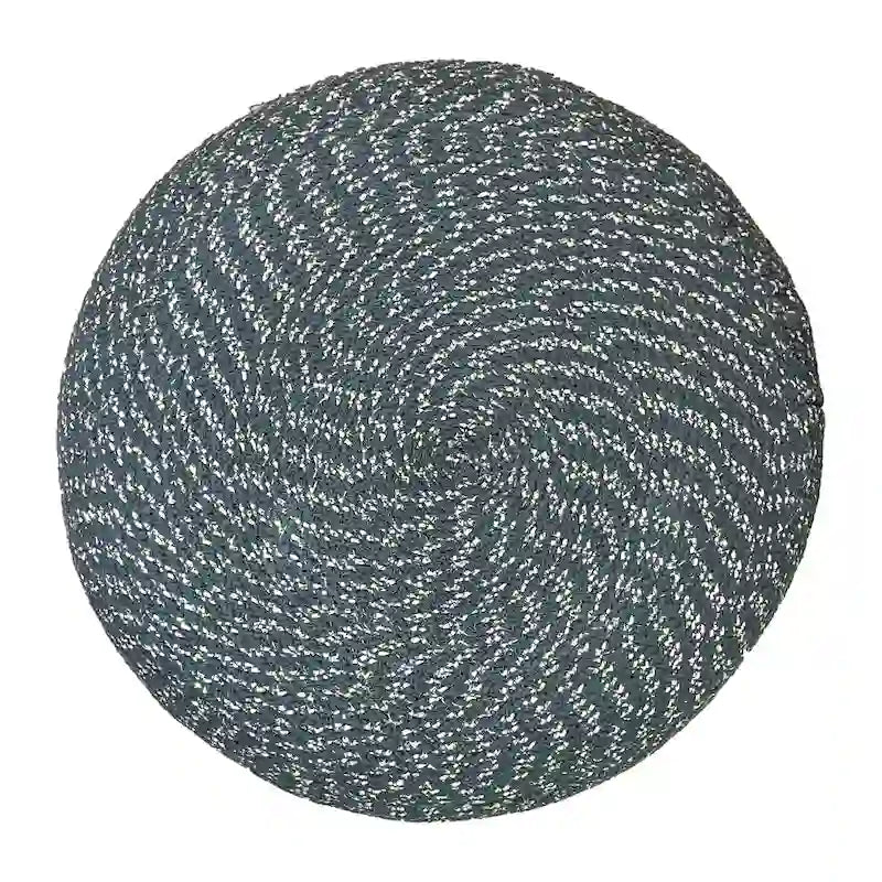 Pouf tressé rond Brodie