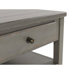 Table basse rectangulaire Charina gris antique - 50L x 30P x 20H