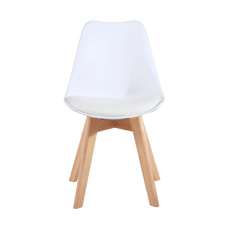 Chaises de salle à manger Chaises de bureau en bois sans roulettes Lot de 2