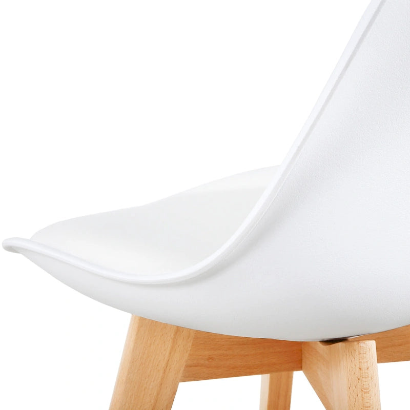 Chaises de salle à manger Chaises de bureau en bois sans roulettes Lot de 2