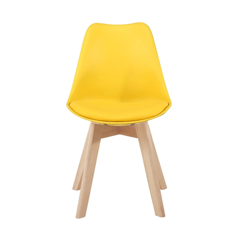 Chaises de salle à manger Chaises de bureau en bois sans roulettes Lot de 2