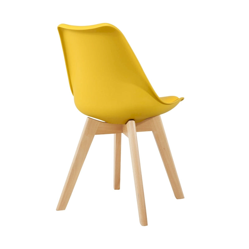Chaises de salle à manger Chaises de bureau en bois sans roulettes Lot de 2