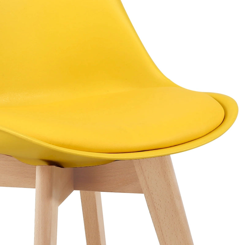 Chaises de salle à manger Chaises de bureau en bois sans roulettes Lot de 2