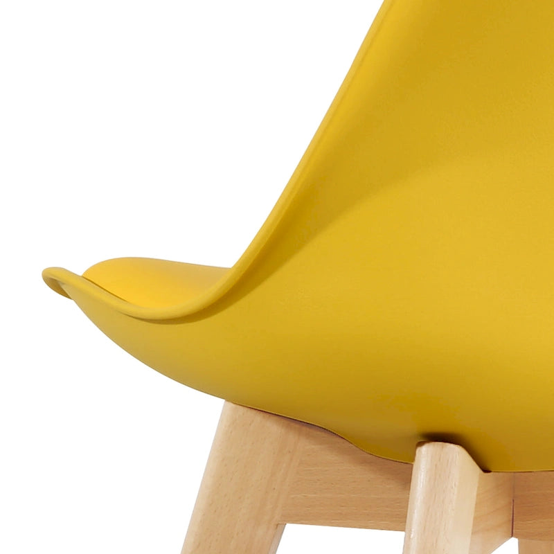 Chaises de salle à manger Chaises de bureau en bois sans roulettes Lot de 2