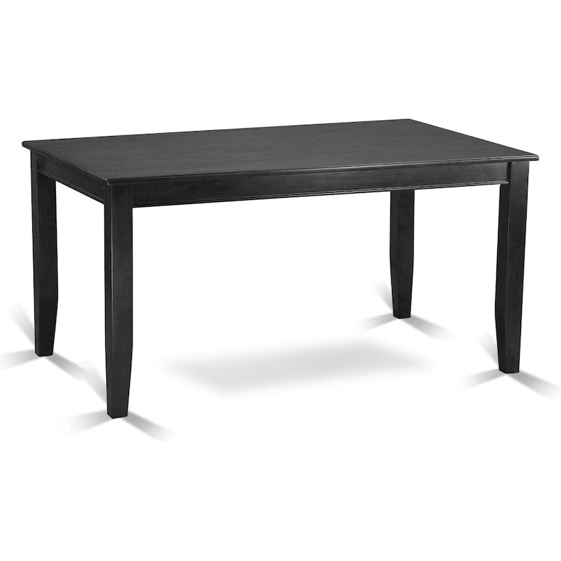 Table de salle à manger avec chaises, noir (Option Pièces)
