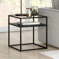 Table d'appoint Ada, finition bronze noirci