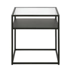Table d'appoint Ada, finition bronze noirci