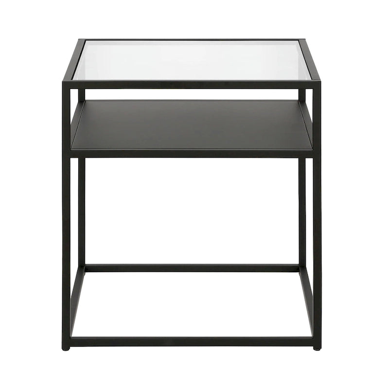 Table d'appoint Ada, finition bronze noirci