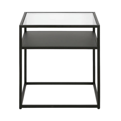 Table d'appoint Ada, finition bronze noirci