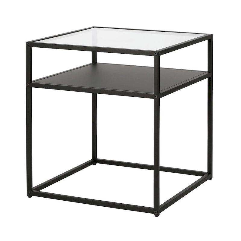 Table d'appoint Ada, finition bronze noirci