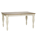 Table rectangulaire à pieds The Gray Barn Cumberland Creek, muscade et blanche