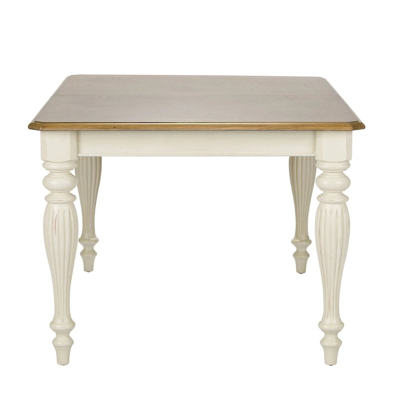 Table rectangulaire à pieds The Gray Barn Cumberland Creek, muscade et blanche