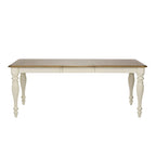 Table rectangulaire à pieds The Gray Barn Cumberland Creek, muscade et blanche