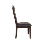 Chaise de salle à manger Haddigan – Brun foncé