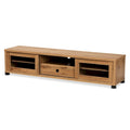 Meuble TV en bois, 1 tiroir, moderne et contemporain