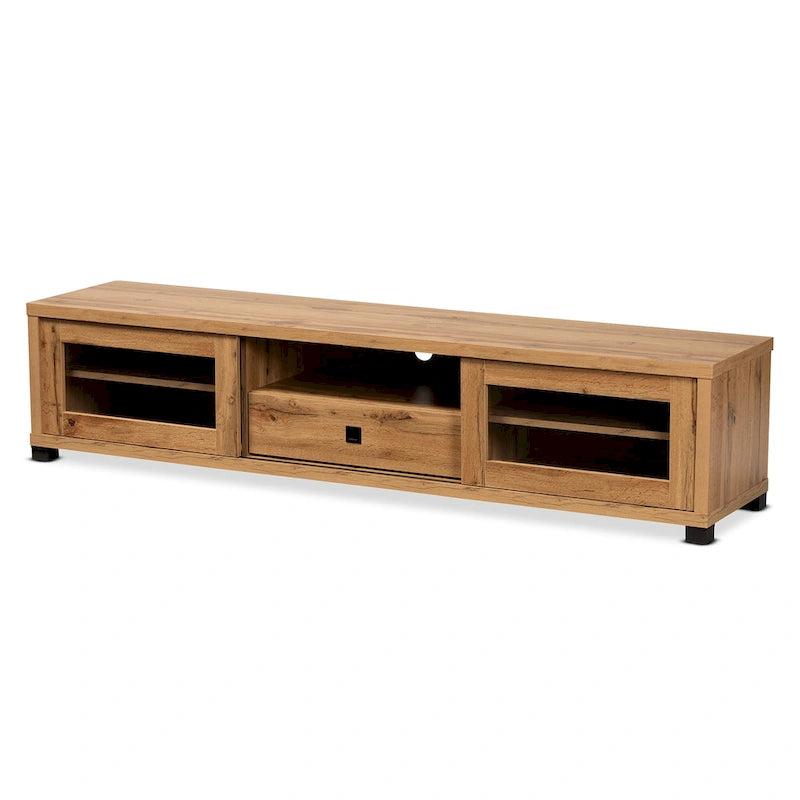 Meuble TV en bois, 1 tiroir, moderne et contemporain