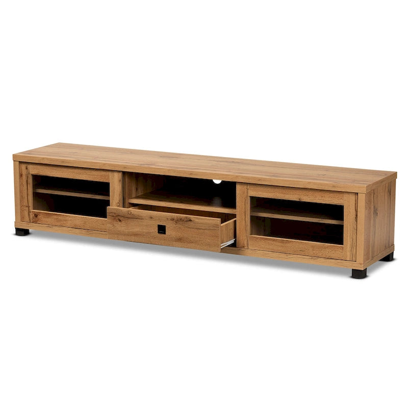 Meuble TV en bois, 1 tiroir, moderne et contemporain
