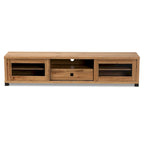 Meuble TV en bois, 1 tiroir, moderne et contemporain