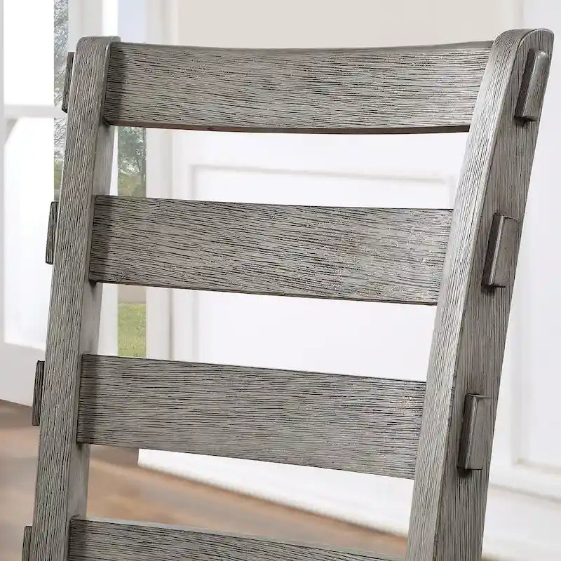 Chaises de salle à manger 2 pièces gris farmhouse