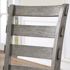 Chaises de salle à manger 2 pièces gris farmhouse