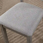 Chaises de salle à manger 2 pièces gris farmhouse