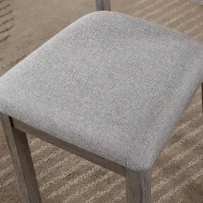Chaises de salle à manger 2 pièces gris farmhouse