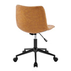 Chaise de bureau pivotante en PU