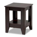 Table d'appoint Copper Grove Cornesti en bois marron foncé